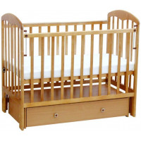 Кровать детская Фея 328 автостенка, натуральный