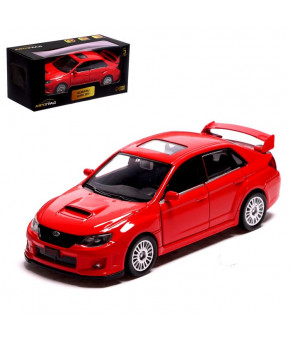 Модель Subaru WRX STI 1:32 инерционная красный (в коробке)