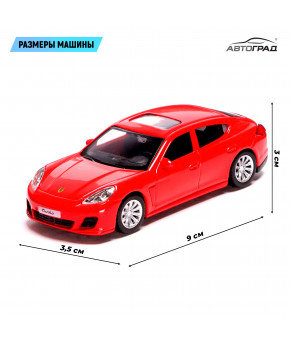 Модель Porsche Panamera Turbo 1:43 красный (в коробке)
