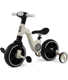 Велосипед-беговел RiverToys HealthyBaby-318 2 в 1 Black