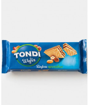 Вафли Tondi ореховые 167г