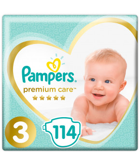 Подгузники Pampers Premium Care 3 (6-10кг) 114шт