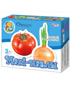 Настольная игра Пазл Десятое королевство Maxi Овощи 15эл