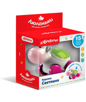 Развивающая игрушка Азбукварик Коровка Светяшка Люленьки