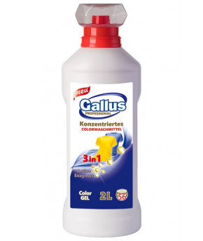 Гель для стирки Gallus Professional для цветных тканей 3в1 2л