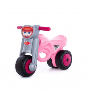 Мотоцикл-каталка Полесье Мини-мото сафари розовая (в коробке) 