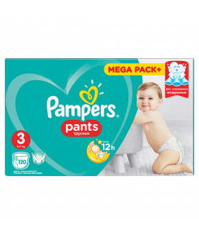 Подгузники-трусики Pampers Pants 3 (6-11кг) 120шт(2 части, цена за 60шт)