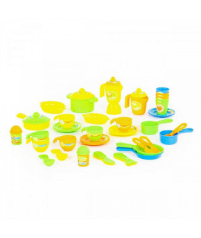 Набор детской посуды Полесье 50 элементов в коробке