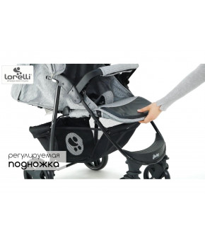 Прогулочная коляска Lorelli Daisy Basic Black Ginger Orange 21