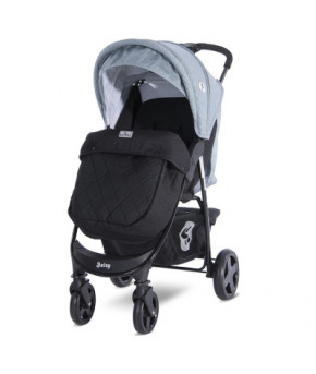 Прогулочная коляска Lorelli Daisy Basic Black Silver Blue 2021