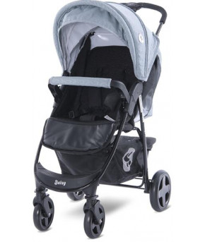 Прогулочная коляска Lorelli Daisy Basic Black Silver Blue 2021