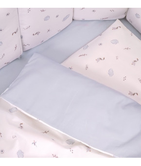 Комплект в кроватку Perina Sleepy Blue 6пр