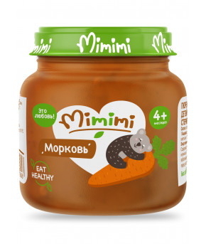 Пюре MiMiMi морковь 80г