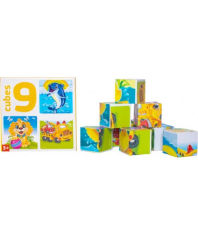 Развивающие кубики Десятое королевство Глазастики 9шт