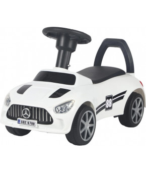 Автомобиль-каталка NINO Mercedes-Benz со светящимися фарами и звуком White