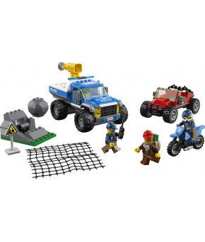 Конструктор Lego City Погоня по грунтовой дороге