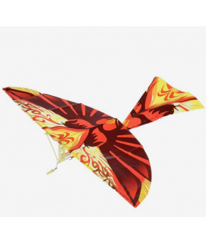 Змей воздушный Летающая птица Узор на резиномоторном двигателе 41х30см
