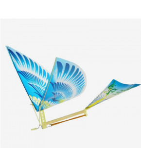 Змей воздушный Летающая птица Размах на резиномоторном двигателе 41х30см