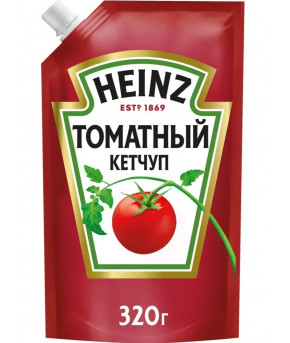 Кетчуп  Heinz томатный 320г