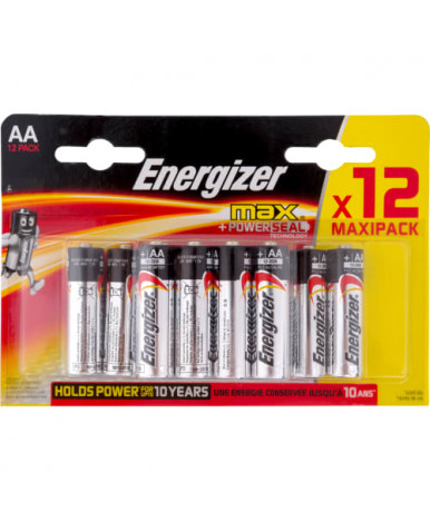 Батарейки Energizer Alkaline MAX ААА-LR03, 8+4