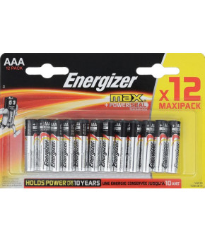 Батарейки Energizer Alkaline MAX ААА-LR03, 8+4