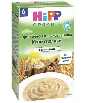 Каша Hipp зерновая мультизлаки безмолочная 200г