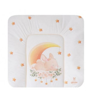 Матрац для пеленания мягкий Globex Люкс Зайка на месяце 75*72см