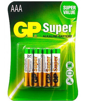 Батарейки GP Super Alkaline ААА 1шт