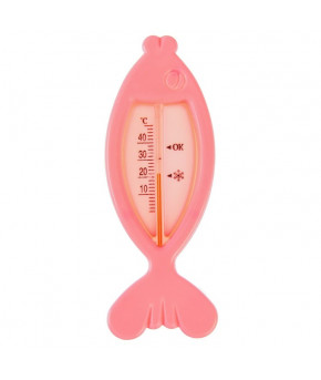 Термометр Крошка Я Рыбка для ванны розовый