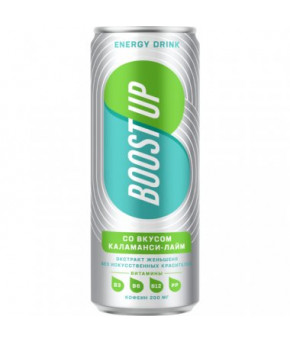 Напиток энергетический Boost Up со вкусом Цитрус-Баобаб 0,33л