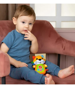 Развивающая игрушка Азбукварик Телефончик малыша Котик