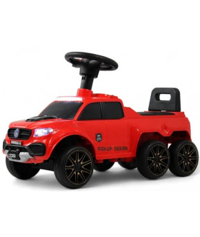 Автомобиль-каталка RiverToys Mersedes-Benz GLS Dublle Pickup со светящимися фарами и звуком Red