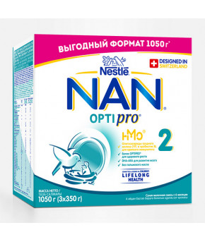 Смесь Nestle NAN 2 OPTIPRO молочная 1050г