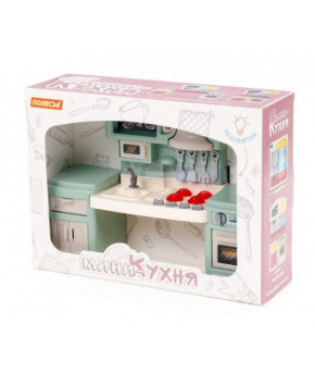 Кухня Полесье Малютка розовая(в коробке №1)