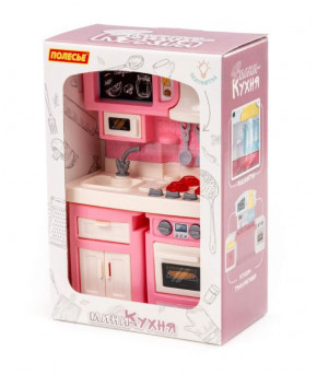 Кухня Полесье Малютка розовая(в коробке №2)