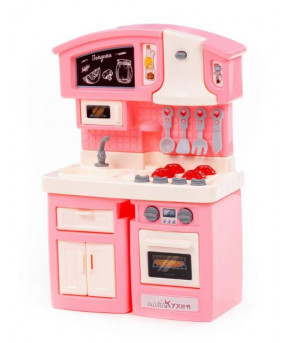 Кухня Полесье Малютка розовая(в коробке №2)