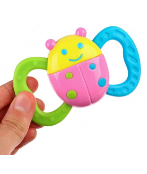 Погремушка-прорезыватель Крошка Я Бабочка с эластичными элементами