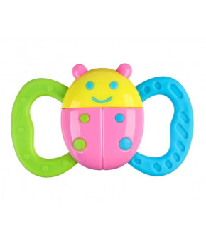 Погремушка-прорезыватель Крошка Я Бабочка с эластичными элементами