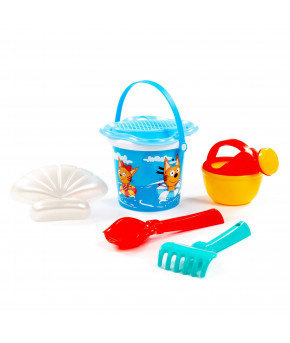 Набор песочника Полесье Три кота Море приключений №2 (в сеточке)