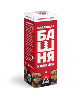 Обучающая игра Падающая башня Дженга Классика 54 бруска 