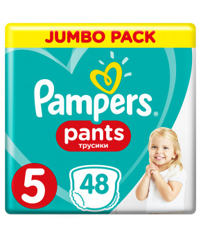 Подгузники-трусики Pampers Pants 5 (12-17кг) 48шт