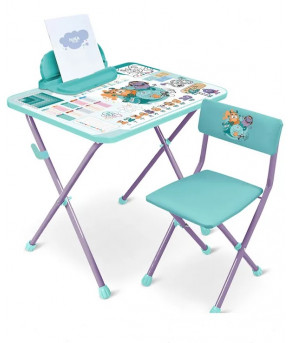 Мебельный комплект Nika Kids Математика с монстриками Ocean мягкий