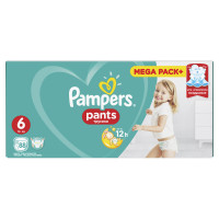 Подгузники-трусики Pampers Pants 6 (16+кг) 88шт (2 части, цена за 44шт)