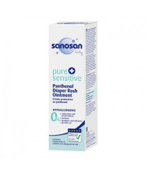 Крем под подгузник Sanosan Pure+Sensitive с пантенолом 100мл