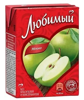 Нектар Любимый Яблоко 200мл