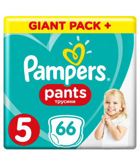 Подгузники-трусики Pampers Pants 5 (12-17кг) 66шт