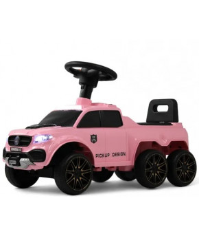 Автомобиль-каталка RiverToys Mersedes-Benz GLS Dublle Pickup со светящимися фарами и звуком Pink