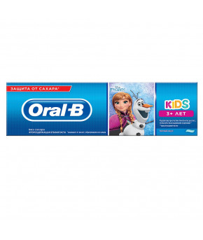 Зубная паста Oral-B Frozen Cars Kids Легкий вкус 75мл 