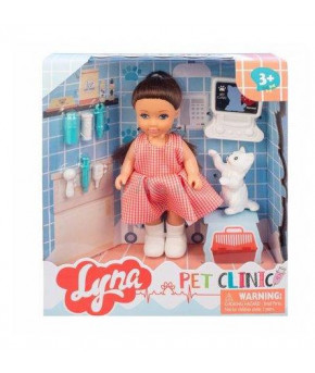 Кукла Lyna Кира в ветклинике набор