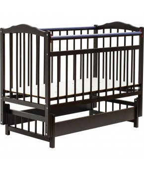 Кровать детская Bambini Classic 11, темный орех